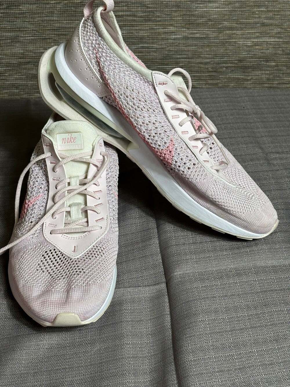 Nike Air Max Flyknit Racer Next Nature FJ4577 100 Womens Size 11 Pearl Pink NEW